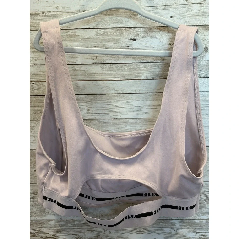 NWT Victoria's Secret‎ PINK Size M Lavender Ultimate Lightly Lined Sports Bra